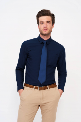 CHEMISE HOMME POPELINE MANCHES LONGUES BALTIMORE