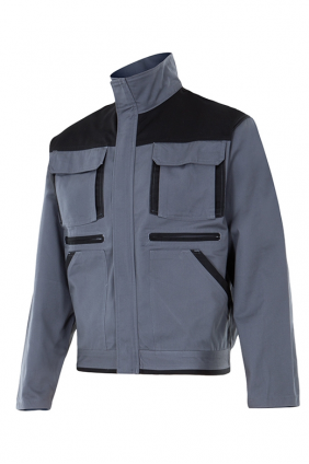 Blouson bicolore multipoches